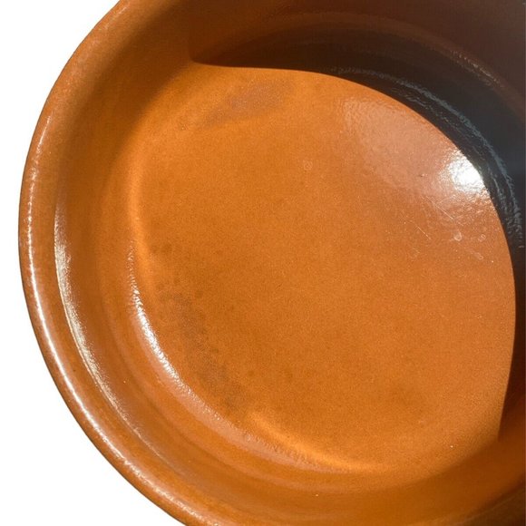 Vietri 2.5 Qt Round Covered Casserole Campagna-Pesce Fish Royal Blue - Picture 7 of 8